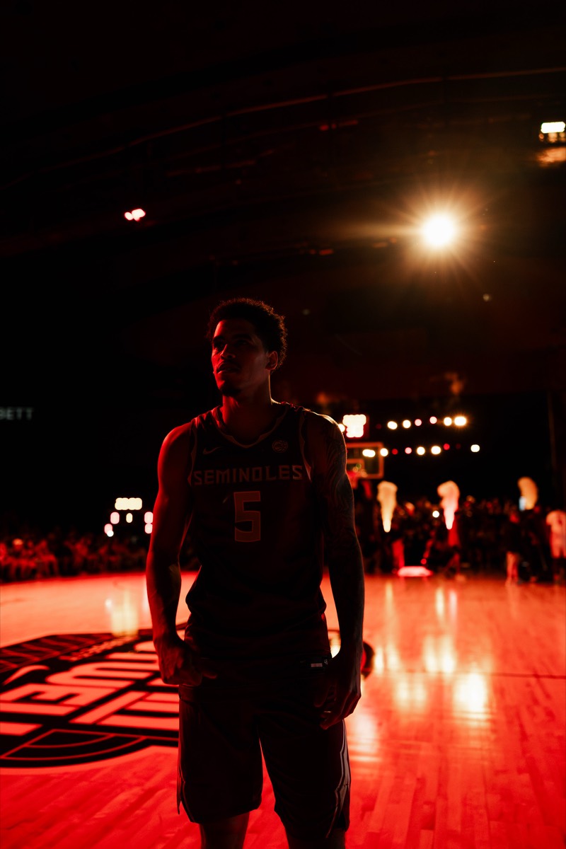 Smoke and lights as the Boutwell crowd roars.